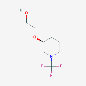 (S)-2-((1-(trifluoromethyl)piperidin-3-yl)oxy)ethanol