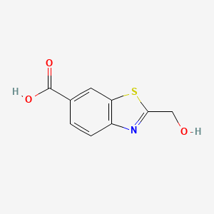 2-(Hydroxymethyl)-1,3-benzothiazole-6-carboxylic acid