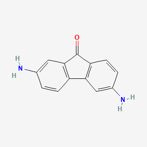 molecular formula C13H10N2O B13957860 2,6-Diamino-9h-fluoren-9-one CAS No. 53197-77-6