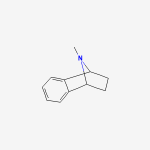 molecular formula C11H13N B13957865 Naphthalen-1,4-imine, 1,2,3,4-tetrahydro-9-methyl- CAS No. 55257-99-3