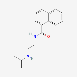 1-Naphthalenecarboxamide, N-(2-(isopropylamino)ethyl)-