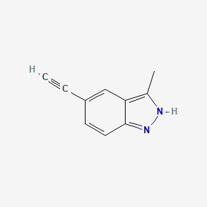 molecular formula C10H8N2 B1395797 5-Ethynyl-3-methyl-1H-indazole CAS No. 1093307-29-9