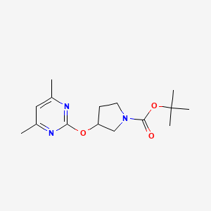 tert-Butyl 3-((4,6-dimethylpyrimidin-2-yl)oxy)pyrrolidine-1-carboxylate