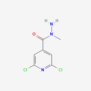 Isonicotinic acid, 2,6-dichloro-, 1-methylhydrazide