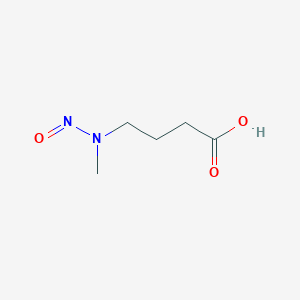 molecular formula C5H10N2O3 B013958 N-亚硝基-N-甲基-4-氨基丁酸 CAS No. 61445-55-4
