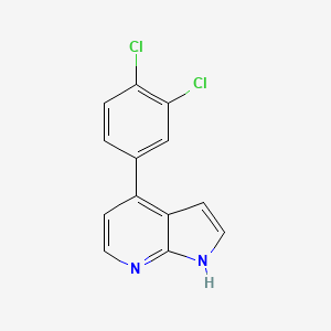 4-(3,4-Dichloro-phenyl)-1h-pyrrolo[2,3-b]pyridine