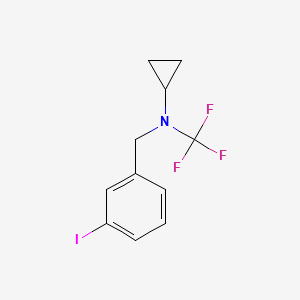 N-(3-iodobenzyl)-N-(trifluoromethyl)cyclopropanamine