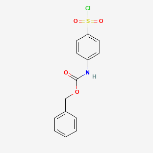 Benzyl [4-(chlorosulfonyl)phenyl]carbamate