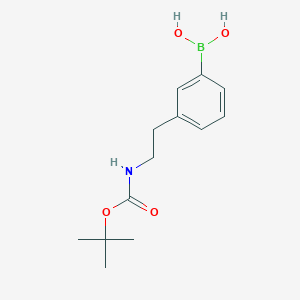 3-{2-[(tert-Butoxycarbonyl)amino]ethyl}phenylboronic acid