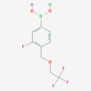 3-Fluoro-4-((2,2,2-trifluoroethoxy)methyl)phenylboronic acid