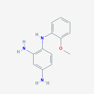 B1395823 N1-(2-Methoxyphenyl)benzene-1,2,4-triamine CAS No. 106270-43-3