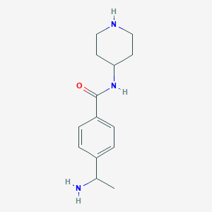 4-(1-Aminoethyl)-N-(4-piperidinyl)benzamide