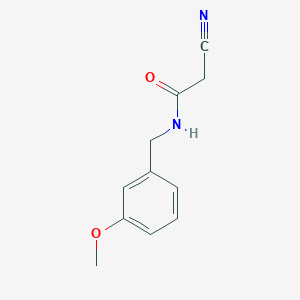molecular formula C11H12N2O2 B1395830 2-氰基-N-(3-甲氧基苄基)乙酰胺 CAS No. 566926-09-8