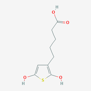 5-(2,5-Dihydroxythiophen-3-YL)pentanoic acid