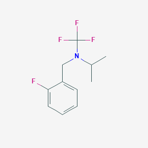 N-(2-fluorobenzyl)-N-(trifluoromethyl)propan-2-amine