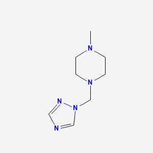 1-Methyl-4-[(1H-1,2,4-triazol-1-yl)methyl]piperazine