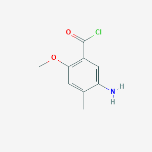 5-Amino-2-methoxy-4-methylbenzoyl chloride