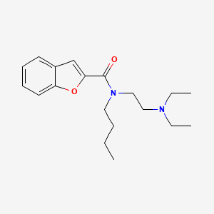 N-Butyl-N-(2-(diethylamino)ethyl)-2-benzofurancarboxamide