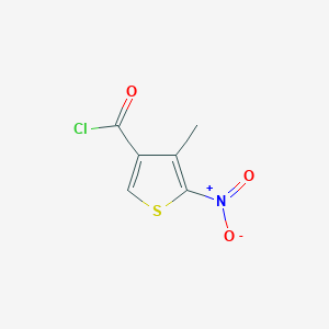 4-Methyl-5-nitrothiophene-3-carbonyl chloride