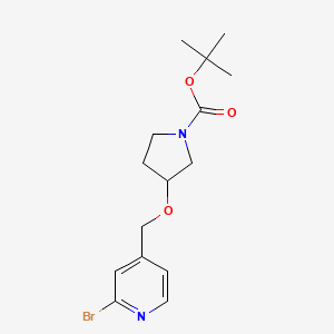 tert-Butyl 3-((2-bromopyridin-4-yl)methoxy)pyrrolidine-1-carboxylate