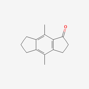 3,5,6,7-Tetrahydro-4,8-dimethyl-s-indacen-1(2H)-one