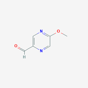 molecular formula C6H6N2O2 B1395849 5-甲氧基吡嗪-2-甲醛 CAS No. 32205-72-4