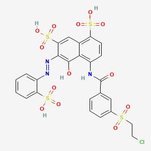 1,7-Naphthalenedisulfonic acid, 4-[[3-[(2-chloroethyl)sulfonyl]benzoyl]amino]-5-hydroxy-6-[(2-sulfophenyl)azo]-