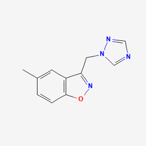 3-((1H-1,2,4-Triazol-1-yl)methyl)-5-methylbenzo[d]isoxazole