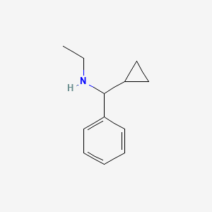 N-(cyclopropyl(phenyl)methyl)ethanamine