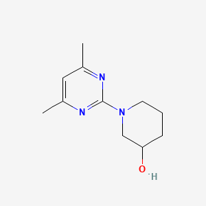 1-(4,6-Dimethylpyrimidin-2-yl)piperidin-3-ol