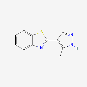 2-(3-Methyl-1H-pyrazol-4-yl)benzo[d]thiazole