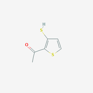 1-(3-Sulfanylthiophen-2-yl)ethan-1-one