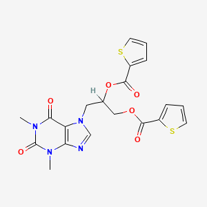 2-Thiophenecarboxylate de 7-(2,3-dihydroxypropyl)theophylline [French]