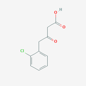 molecular formula C10H9ClO3 B1395889 3-Oxo-4-(2-chlorophenyl)butanoic acid CAS No. 219975-11-8