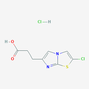 3-(2-Chloroimidazo[2,1-b][1,3]thiazol-6-yl)-propanoic acid hydrochloride