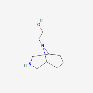 2-(3,9-Diazabicyclo[3.3.1]nonan-9-yl)ethan-1-ol