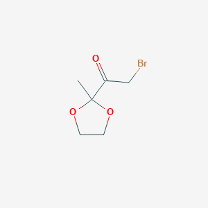 2-Bromo-1-(2-methyl-1,3-dioxolan-2-yl)ethan-1-one