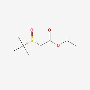 Ethyl ((1,1-dimethylethyl)sulphinyl)acetate