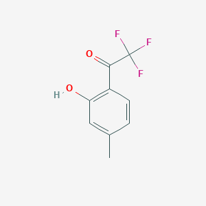 molecular formula C9H7F3O2 B1395897 2,2,2-Trifluoro-1-(2-hydroxy-4-methyl-phenyl)-ethanone CAS No. 935534-21-7