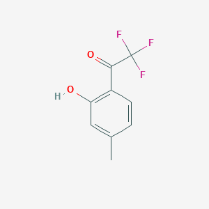 molecular formula C9H7F3O2 B1395897 2,2,2-三氟-1-(2-羟基-4-甲基-苯基)-乙酮 CAS No. 935534-21-7