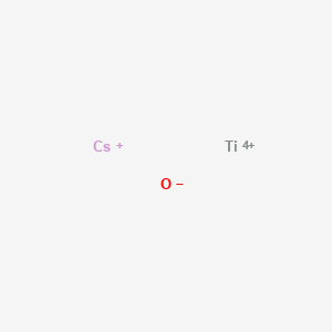 molecular formula CsOTi+3 B13958996 Cesium;oxygen(2-);titanium(4+) 