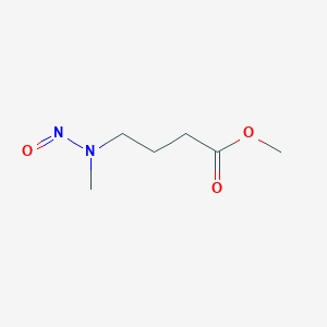molecular formula C6H12N2O3 B013959 4-[甲基(亚硝基)氨基]丁酸甲酯 CAS No. 51938-17-1