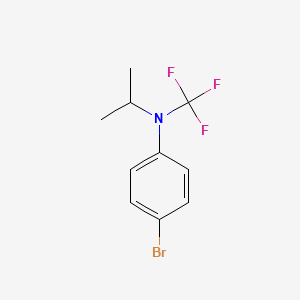 4-bromo-N-isopropyl-N-(trifluoromethyl)aniline