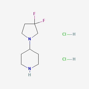 4-(3,3-Difluoropyrrolidin-1-yl)piperidine dihydrochloride