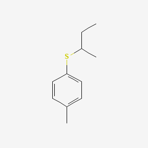 molecular formula C11H16S B13959049 sec-Butyl p-tolyl sulfide CAS No. 54576-40-8