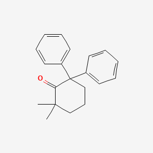 Cyclohexanone, 2,2-dimethyl-6,6-diphenyl-