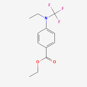 Ethyl 4-(ethyl(trifluoromethyl)amino)benzoate