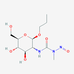 molecular formula C11H21N3O7 B13959083 beta-Propylstreptozotocin CAS No. 53347-35-6