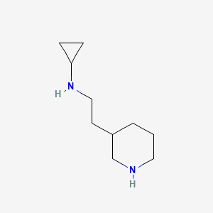 N-(2-(piperidin-3-yl)ethyl)cyclopropanamine