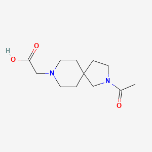 2-(2-Acetyl-2,8-diazaspiro[4.5]decan-8-yl)acetic acid